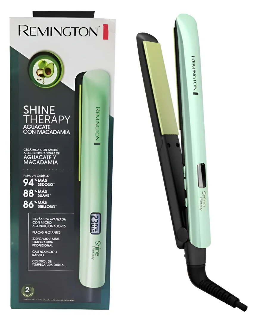plancha alisadora remington shine therapy aguacate plancha alisadora remington shine therapy aguacate