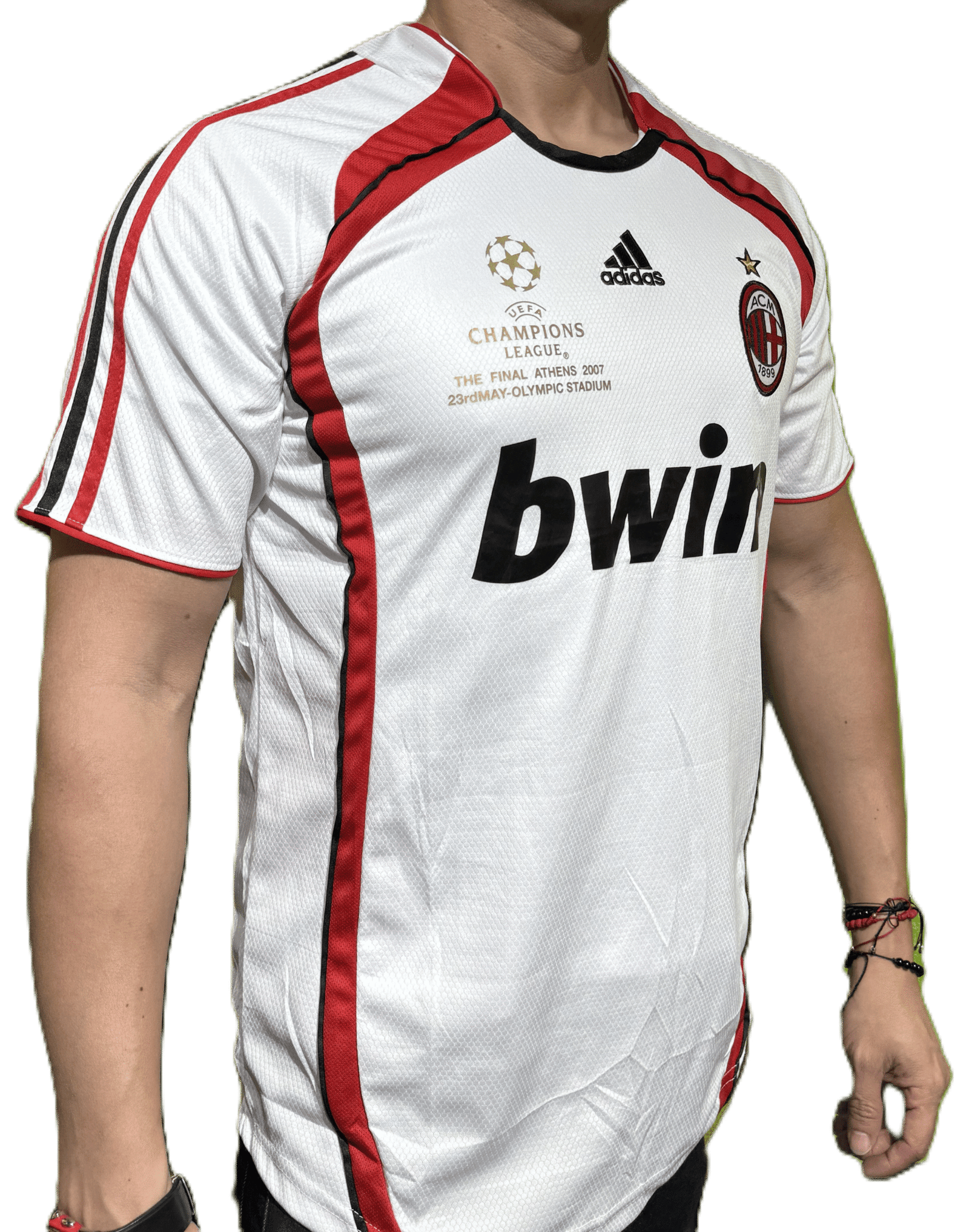 camiseta retro milan campeón champions 06/07 camiseta retro milan campeón champions 06/07