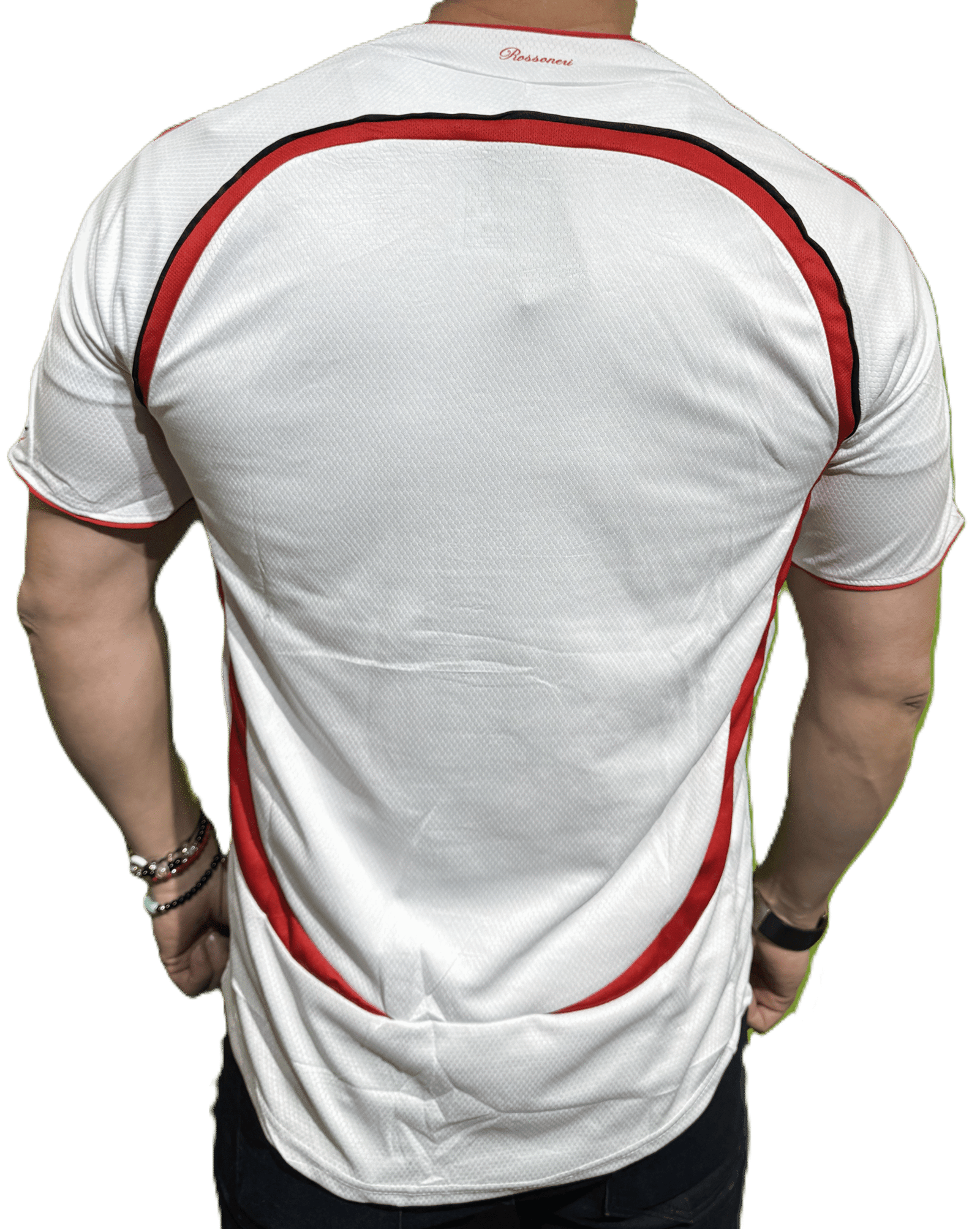 camiseta retro milan campeón champions 06/07 camiseta retro milan campeón champions 06/07